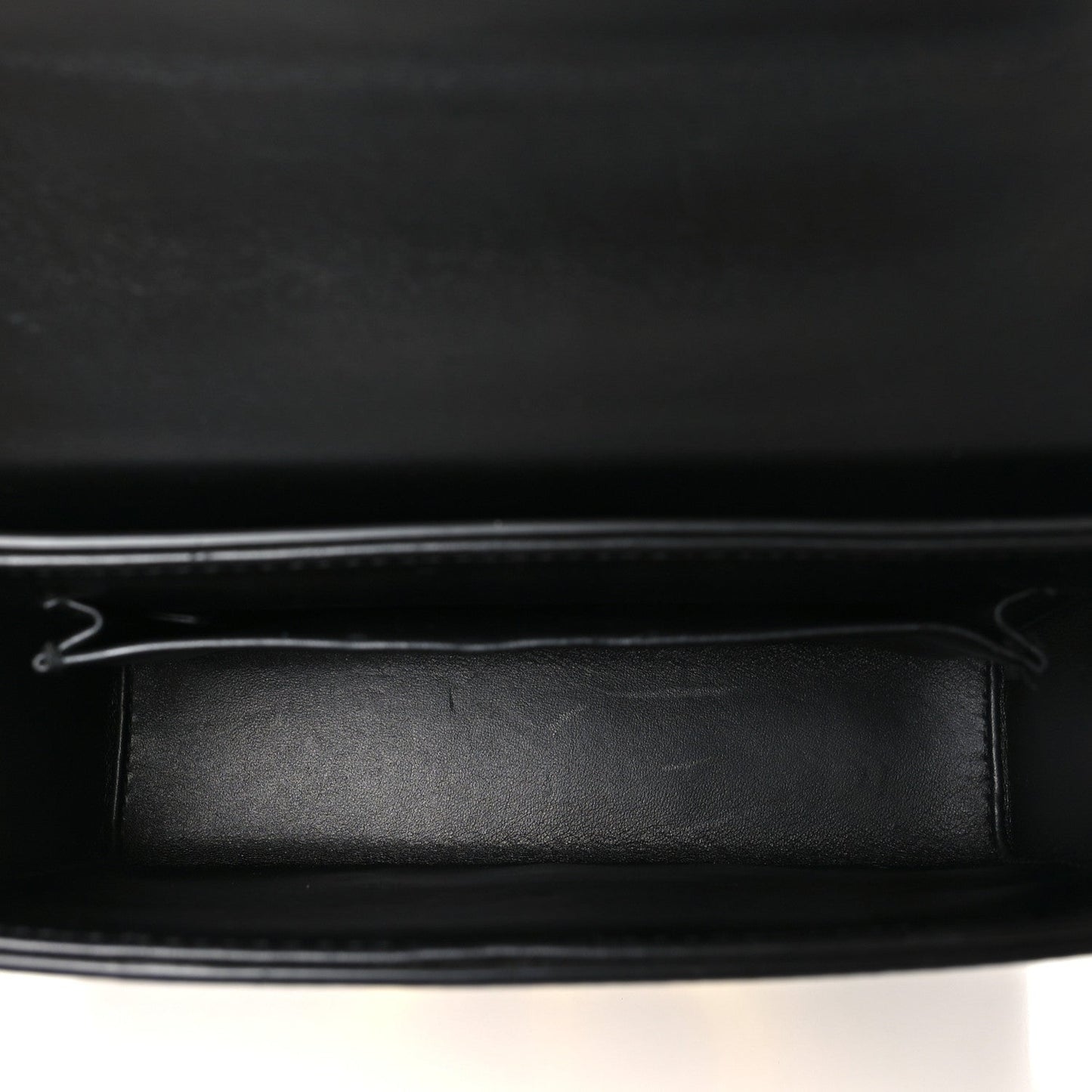 Crackled Lambskin 30 Montaigne Box Bag Black