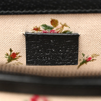 Calfskin Web Medium Dionysus Shoulder Bag Black