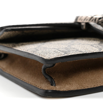 GG Supreme Monogram Super Mini Dionysus Shoulder Bag Taupe