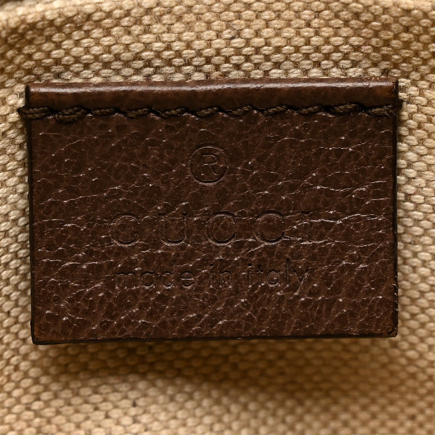GG Supreme Monogram Neo Vintage Web Belt Bag Brown