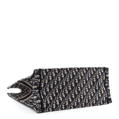 Oblique Large Book Tote Blue Multicolor