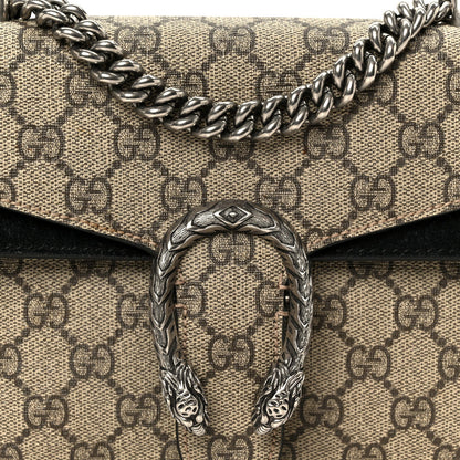 GG Supreme Monogram Mini Dionysus Shoulder Bag Black