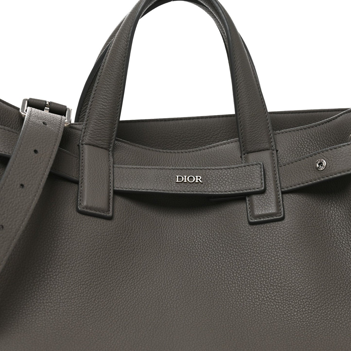 Icons Calfskin Medium Normandie Tote Grey