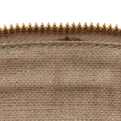 GG Supreme Monogram Textured Dollar Calfskin Web Small Ophidia Dome Shoulder Beige Mystic White Oatmeal