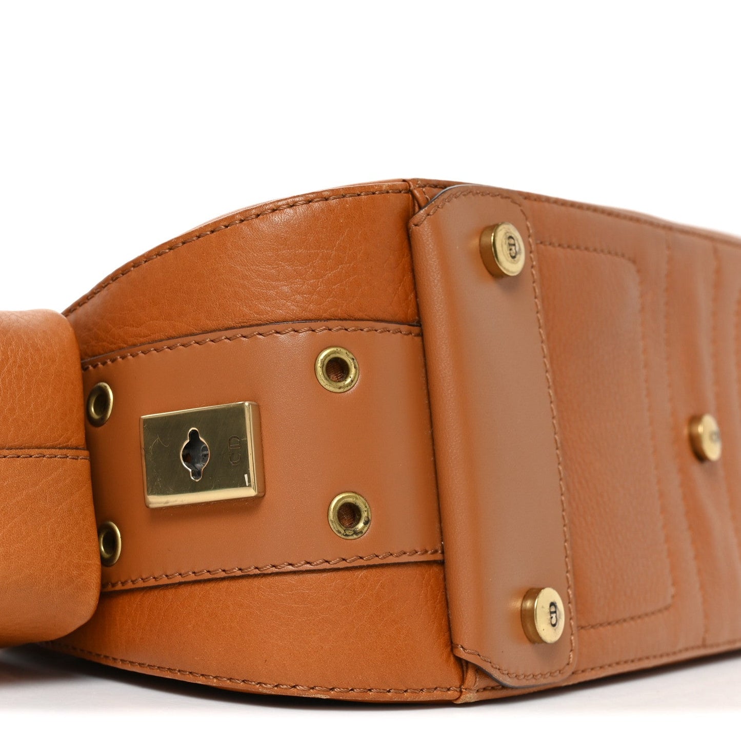 Calfskin Street Chic Columbus Ave Bag Tan