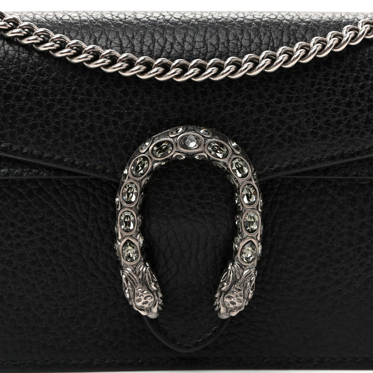 Calfskin Super Mini Dionysus Shoulder Bag Black
