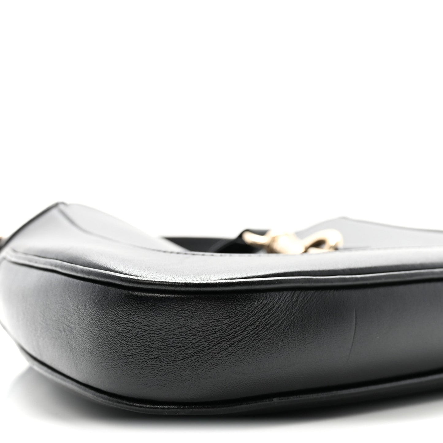 Calfskin Small Jackie Shoulder Bag Black