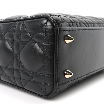 Lambskin Cannage Small My ABCDior Lady Dior Black