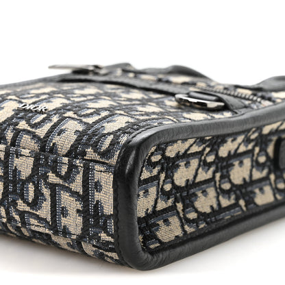 HOMME Oblique Safari Messenger Blue