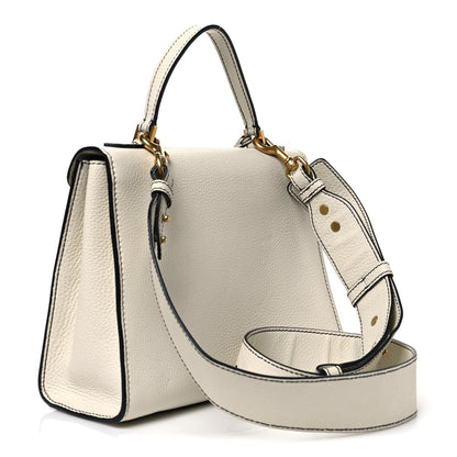 Calfskin Dioraddict Top Handle White