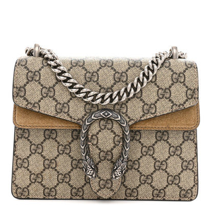 GG Supreme Monogram Mini Dionysus Shoulder Bag Taupe