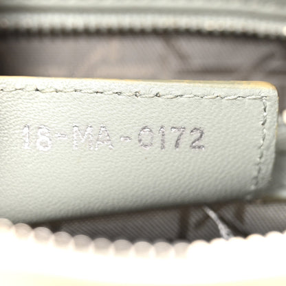 Lambskin Cannage Medium Lady Dior Green