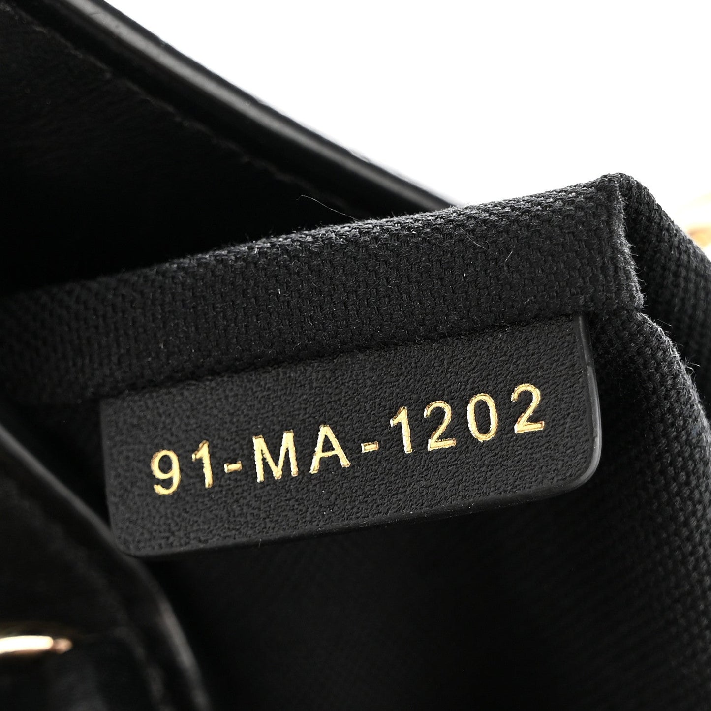 Calfskin Cannage Large The Lady 95.22 Black