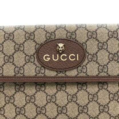 GG Supreme Monogram Neo Vintage Web Belt Bag Brown