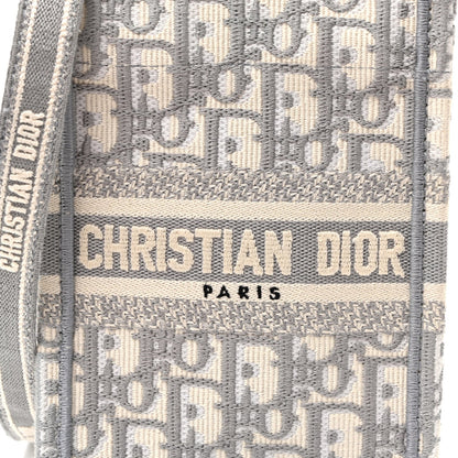 Oblique Mini Book Tote Phone Bag Grey