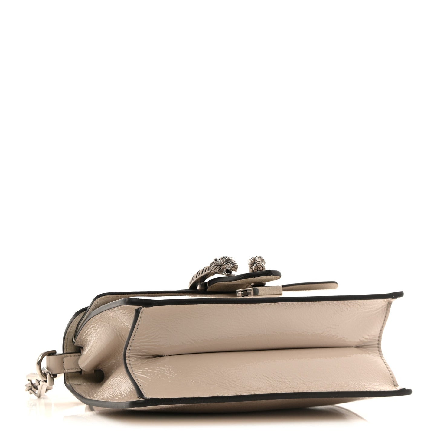 Crinkled Patent Small Dionysus Top Handle Bag Sphinx