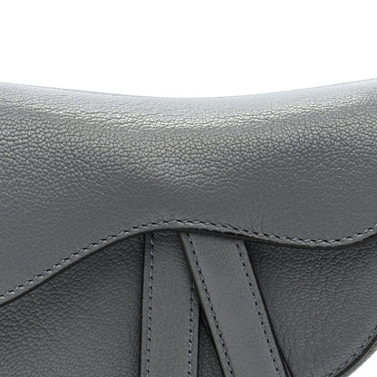 Goatskin Micro Saddle Bag  Cloud Blue