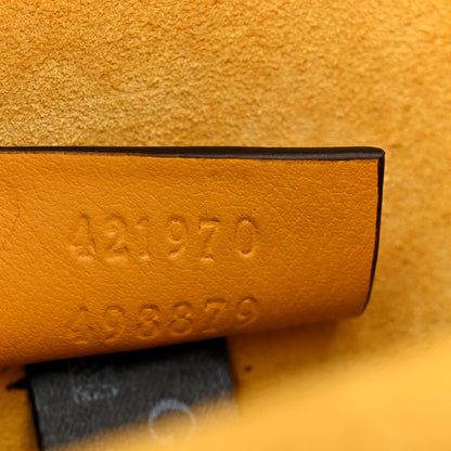 GG Supreme Monogram Mini Dionysus Shoulder Bag Yellow