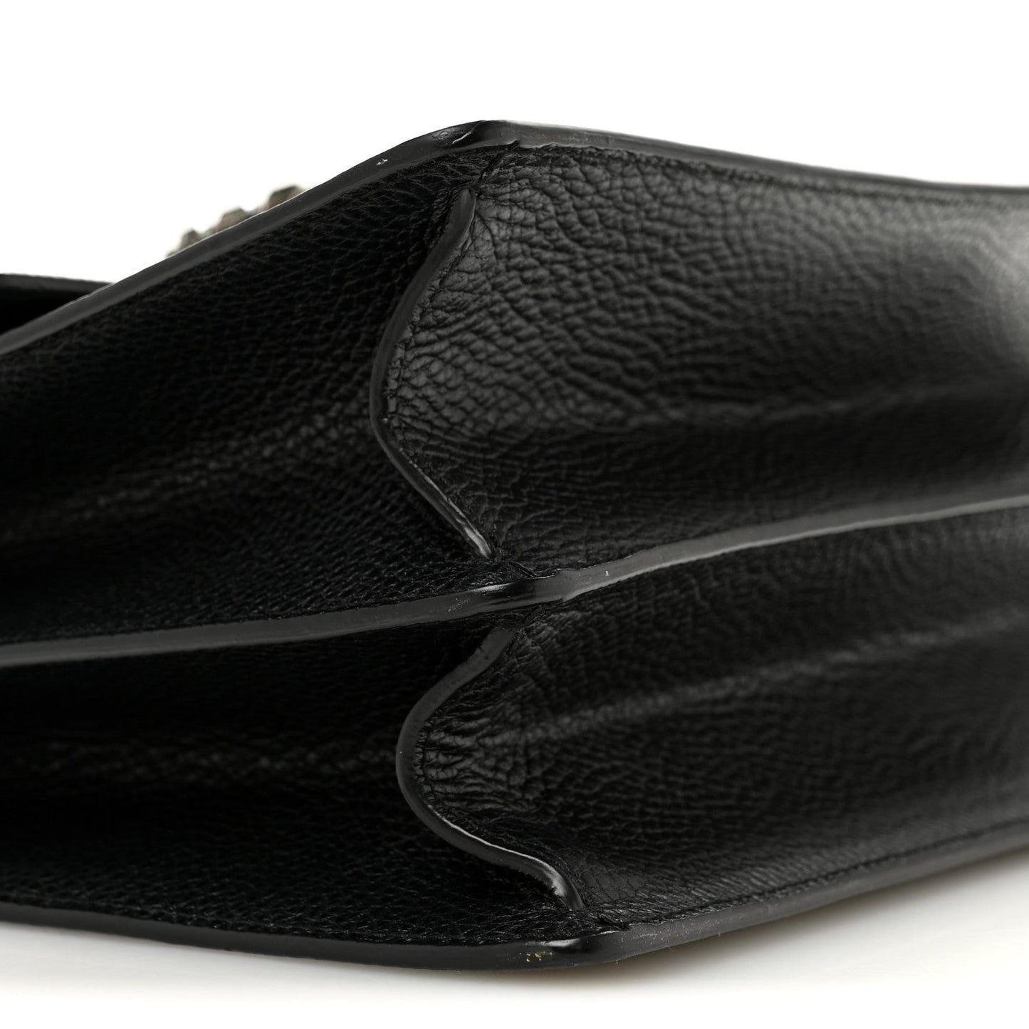 Dollar Calfskin Crystal Web Medium Dionysus Bamboo Top Handle Bag Black Black Diamond