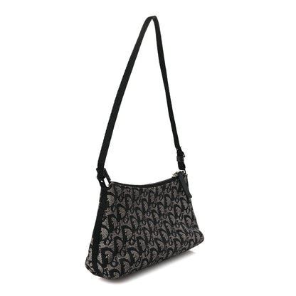 Monogram Shoulder Bag Pochette Black