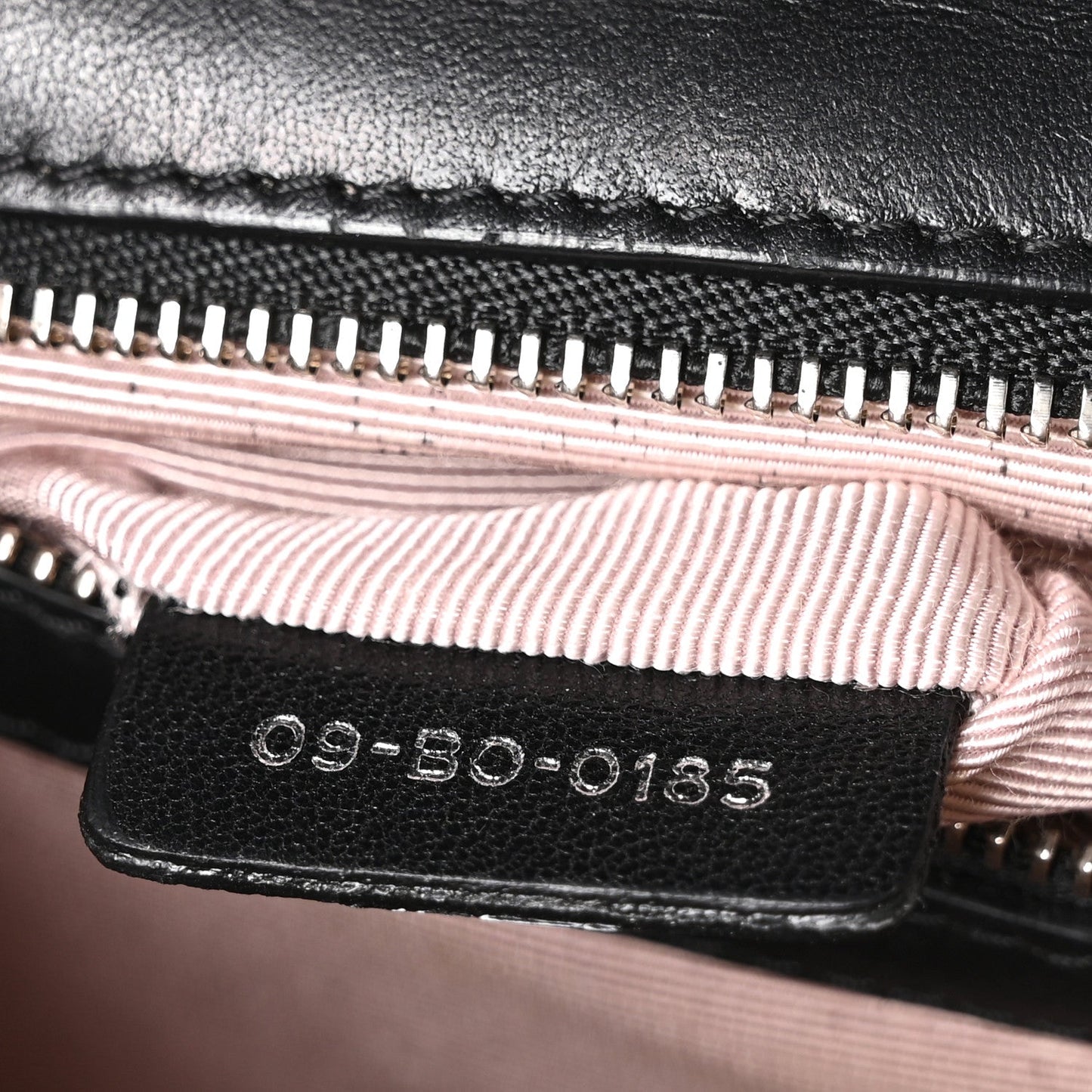 Patent Medium Diorama Flap Bag Black