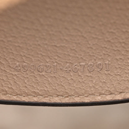 GG Supreme Monogram Textured Dollar Calfskin Web Small Ophidia Dome Shoulder Beige Mystic White Oatmeal