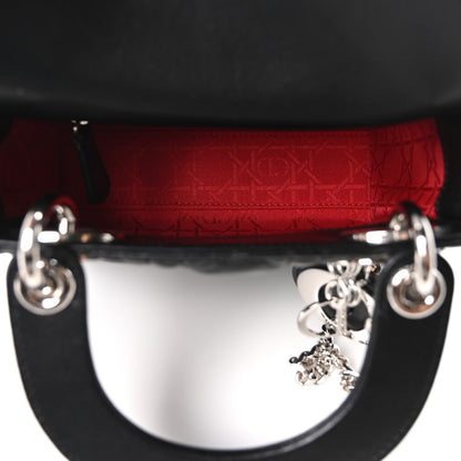 Lambskin Cannage Mini Lady Dior Black
