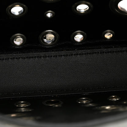 Calfskin Ha Ha Ha Jackie 1961 Eyelet Hobo Black