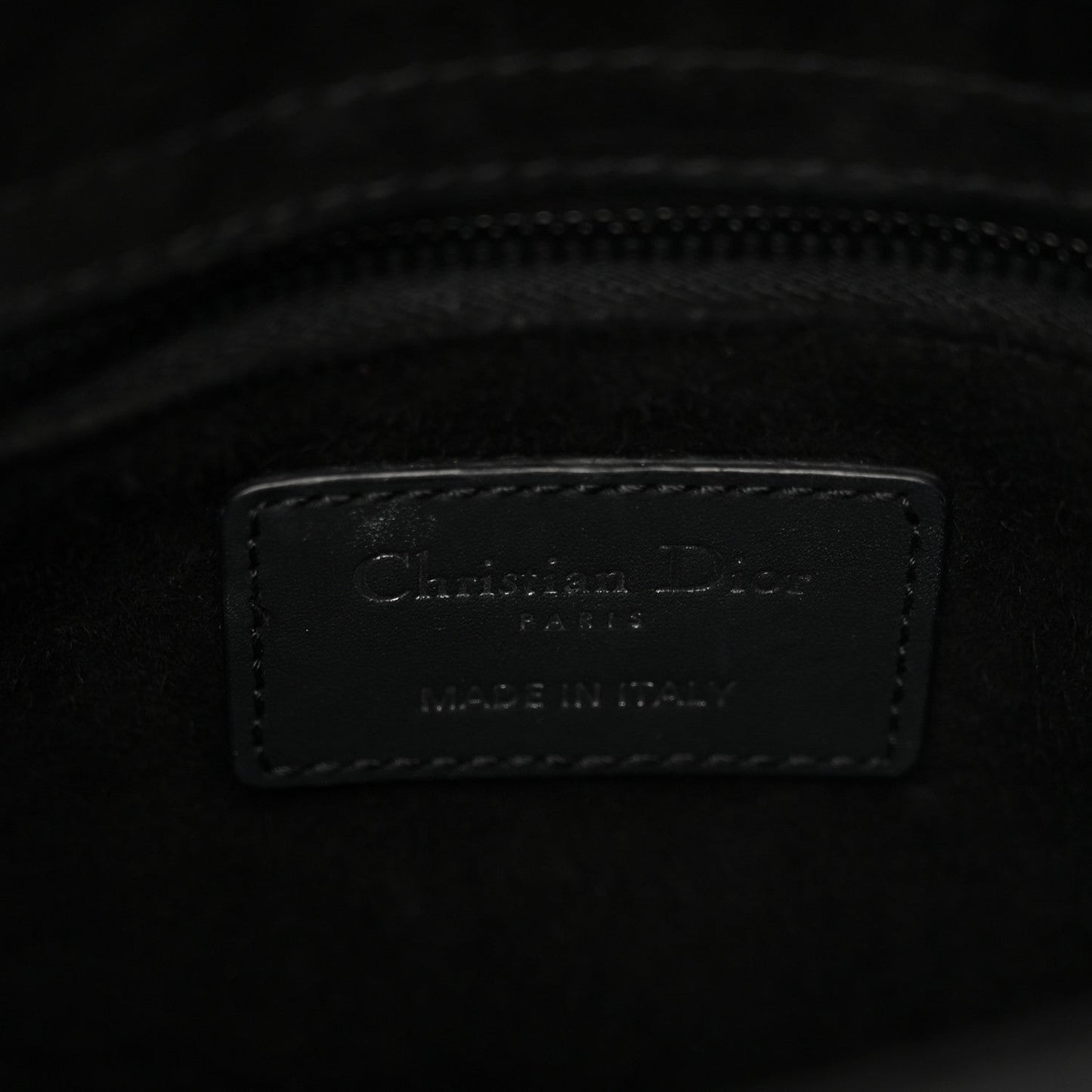 Ultra Matte Calfskin Cannage Small My ABCDior Lady Dior Black