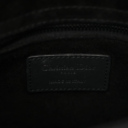 Ultra Matte Calfskin Cannage Small My ABCDior Lady Dior Black
