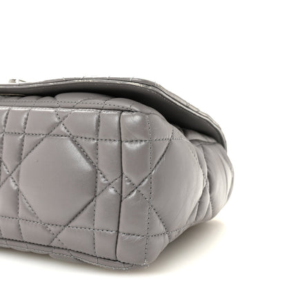 Calfskin Macrocannage Medium Caro Bag Iron Grey