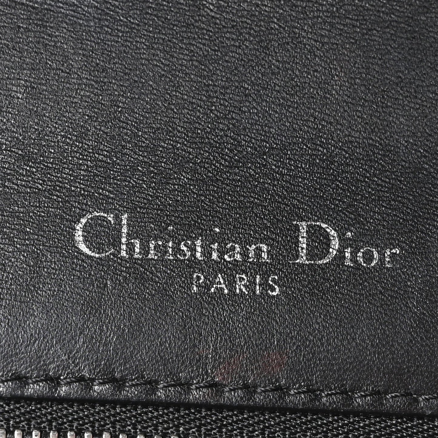 Patent Medium Diorama Flap Bag Black