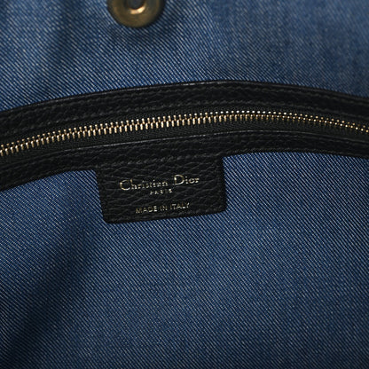 Denim Dior D Light Tote Blue
