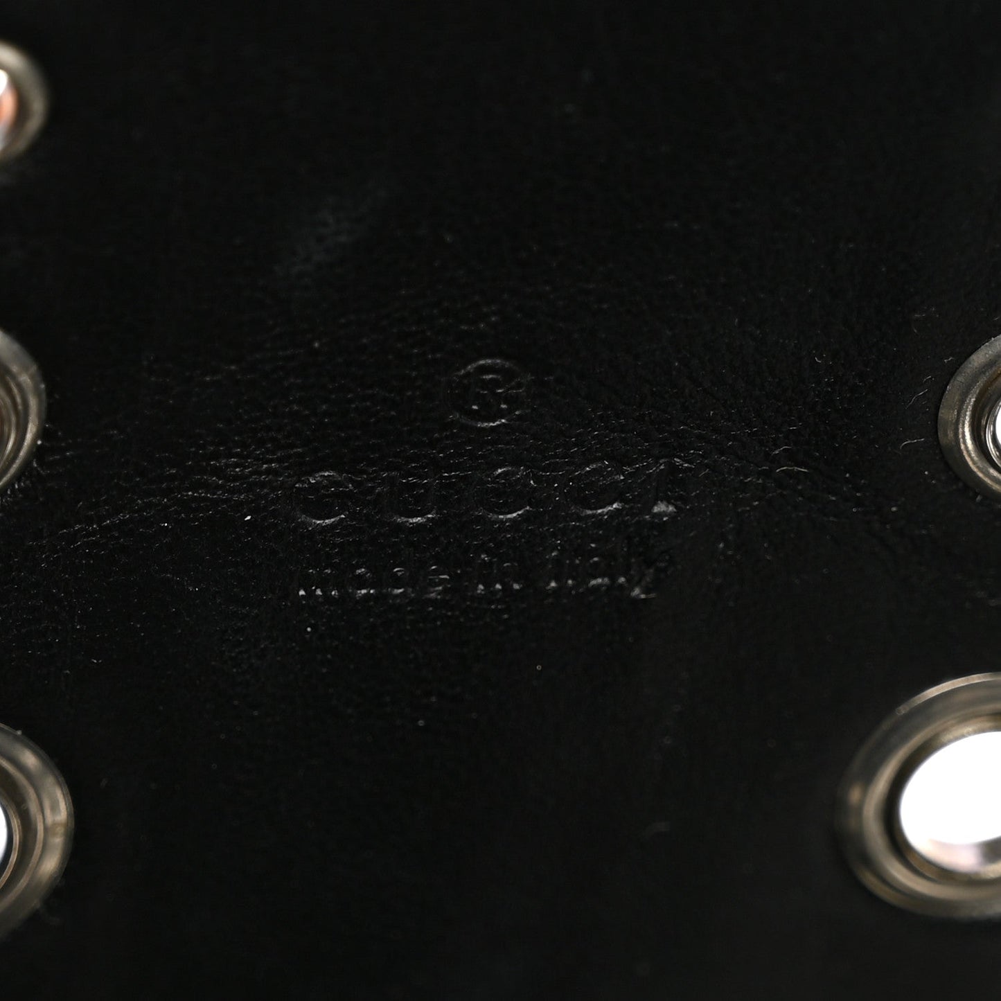 Calfskin Ha Ha Ha Jackie 1961 Eyelet Hobo Black