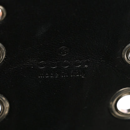 Calfskin Ha Ha Ha Jackie 1961 Eyelet Hobo Black
