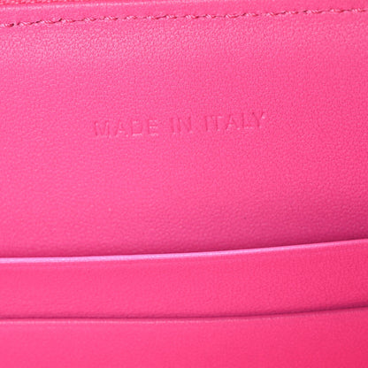 Calfskin CD Signature Oval Crossbody Camera Bag Rani Pink
