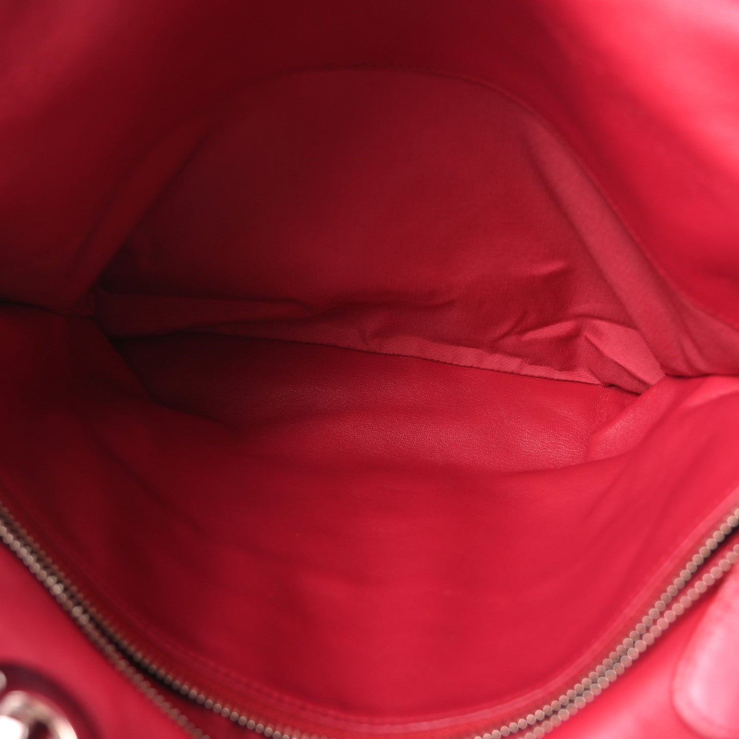 Lambskin Cannage Medium Granville Tote Red