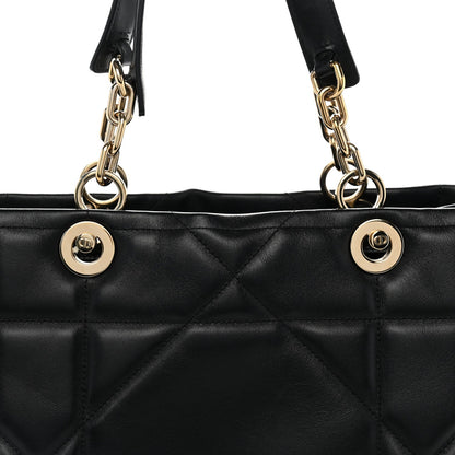Calfskin Archicannage Medium Essential Tote Black