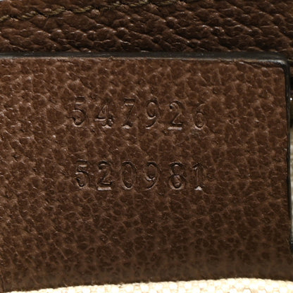 GG Supreme Monogram Web Small Ophidia Messenger Bag Brown