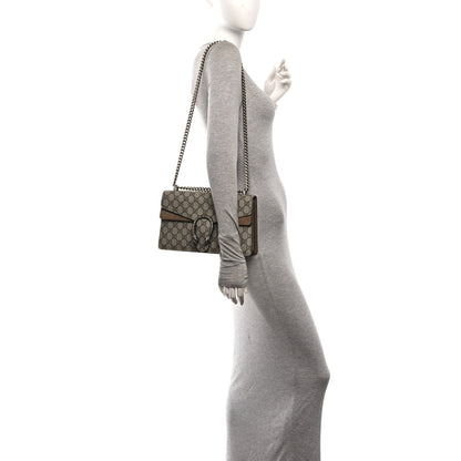 GG Supreme Monogram Small Dionysus Shoulder Bag Taupe