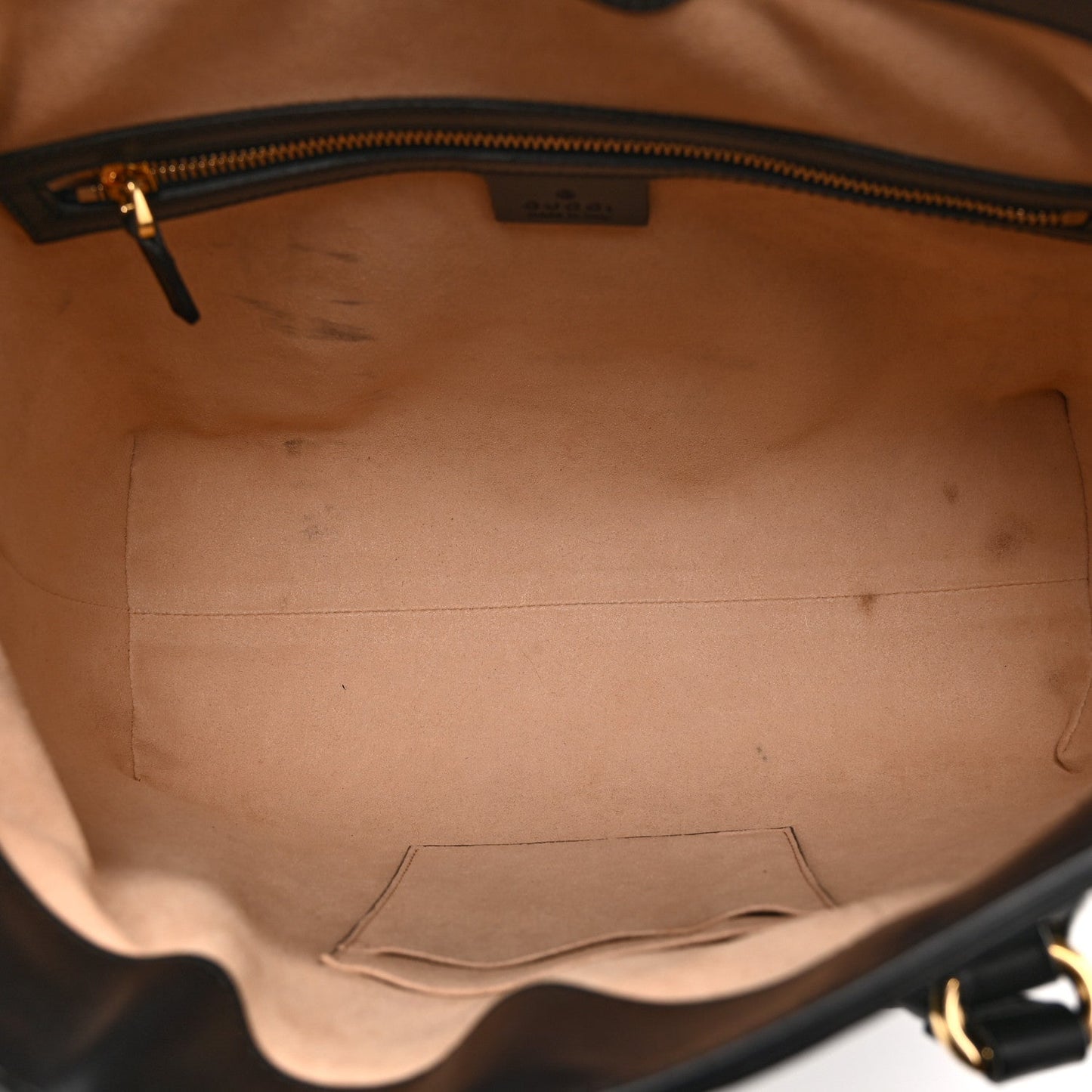 Guccissima Linea A Foldover Tote Black