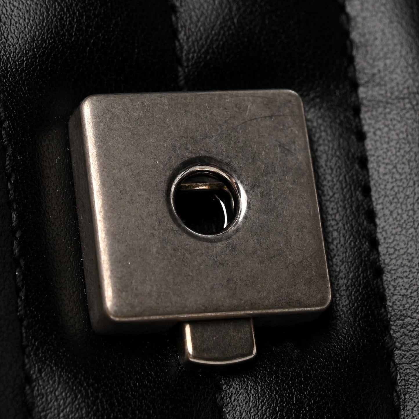 Calfskin Matelasse Aria Small GG Marmont Shoulder Bag Black