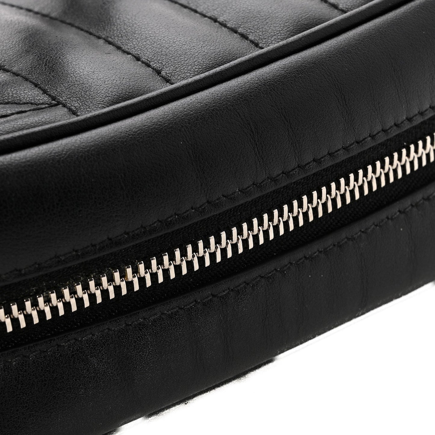 Calfskin Matelasse Aria GG Marmont Chain Shoulder Bag Black