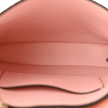 Snakeskin Mini Jackie Notte Bag Pink
