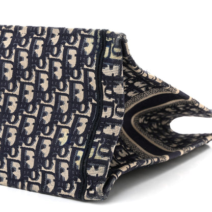 Oblique Large Book Tote Blue Multicolor