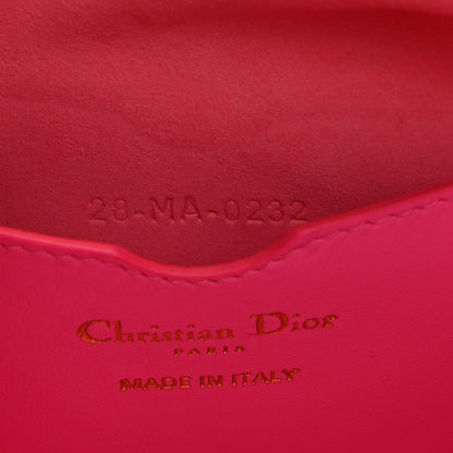 Lambskin Cannage Small Dior Vibe Hobo Bag Pink