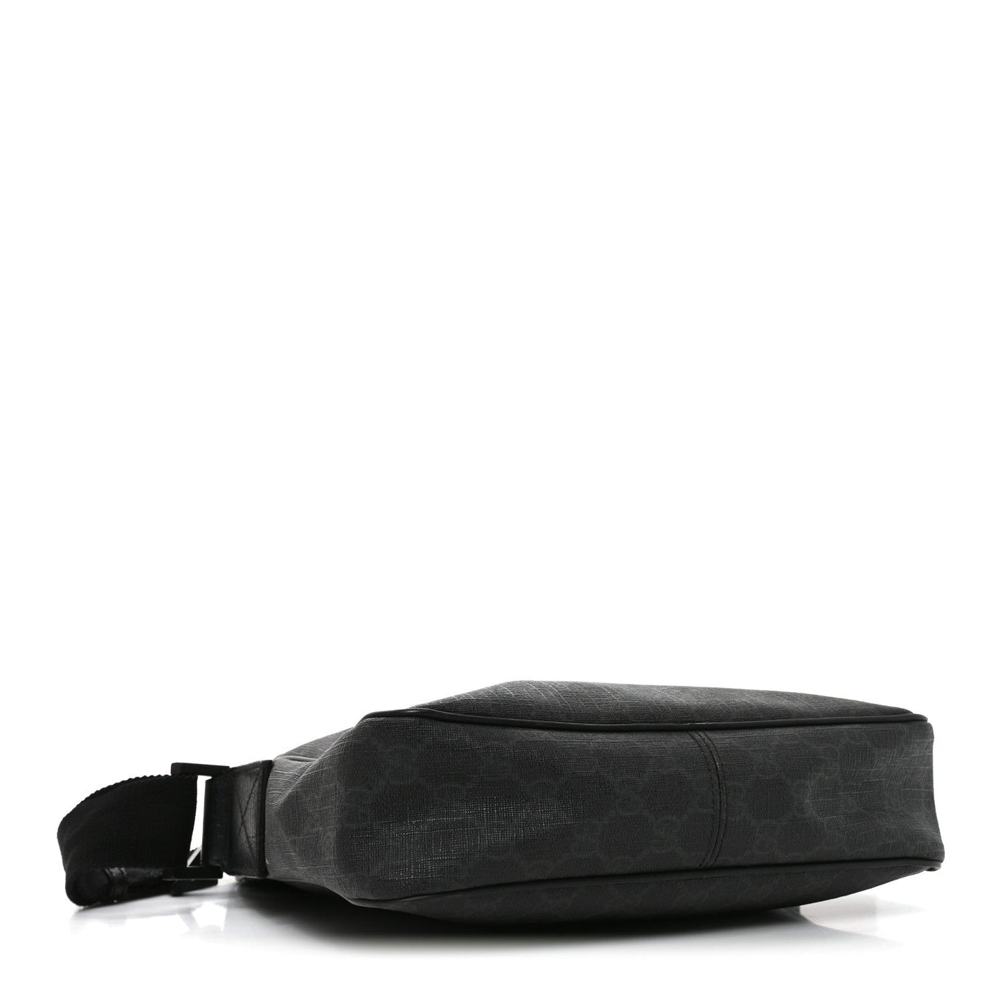 GG Supreme Monogram Messenger Bag Black Grey