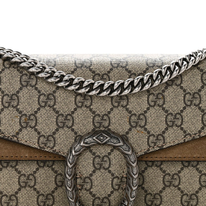 GG Supreme Monogram Small Dionysus Shoulder Bag Taupe