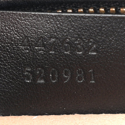 Calfskin Matelasse Small GG Marmont Chain Shoulder Bag Black