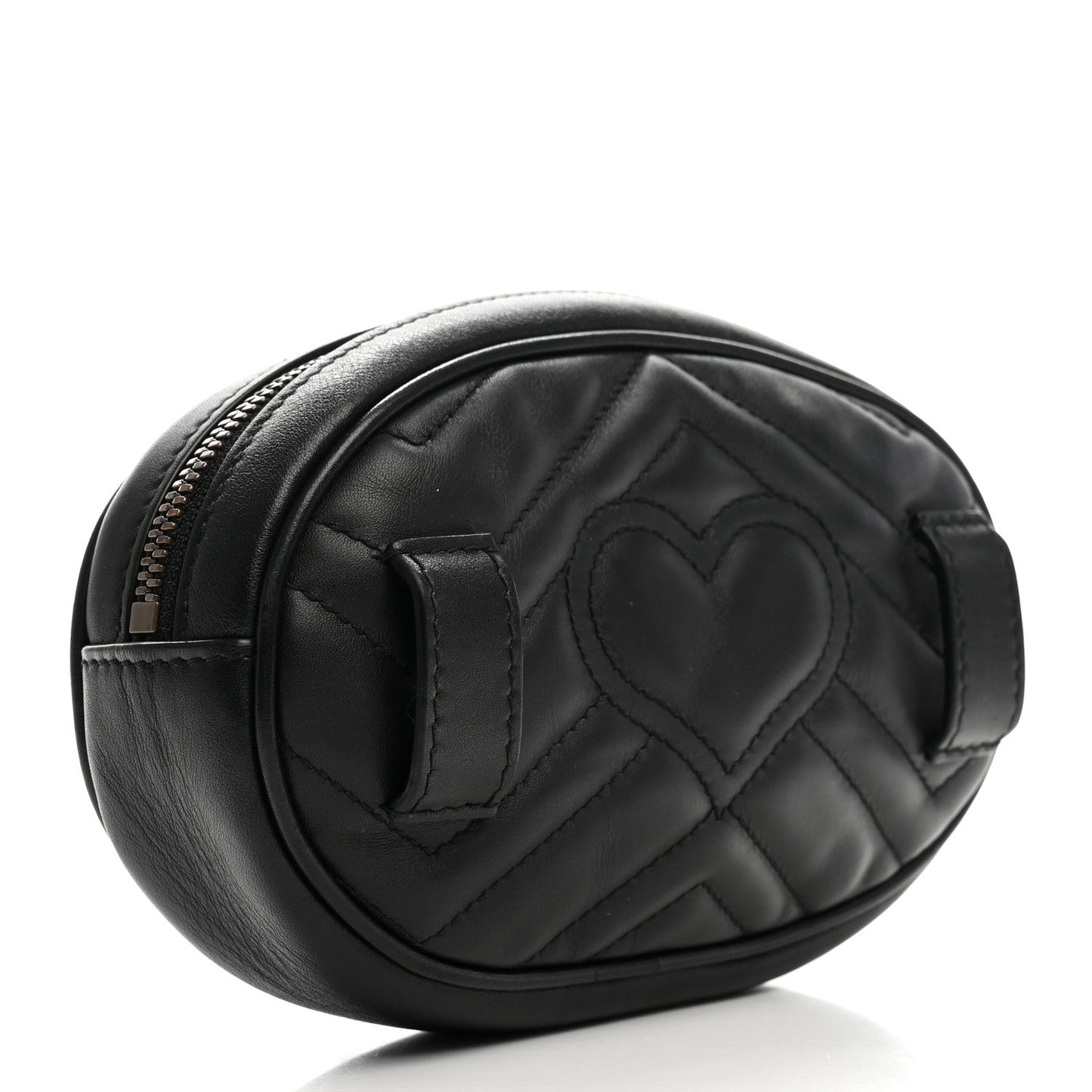 Calfskin Matelasse GG Marmont Belt Bag 95 38 Black